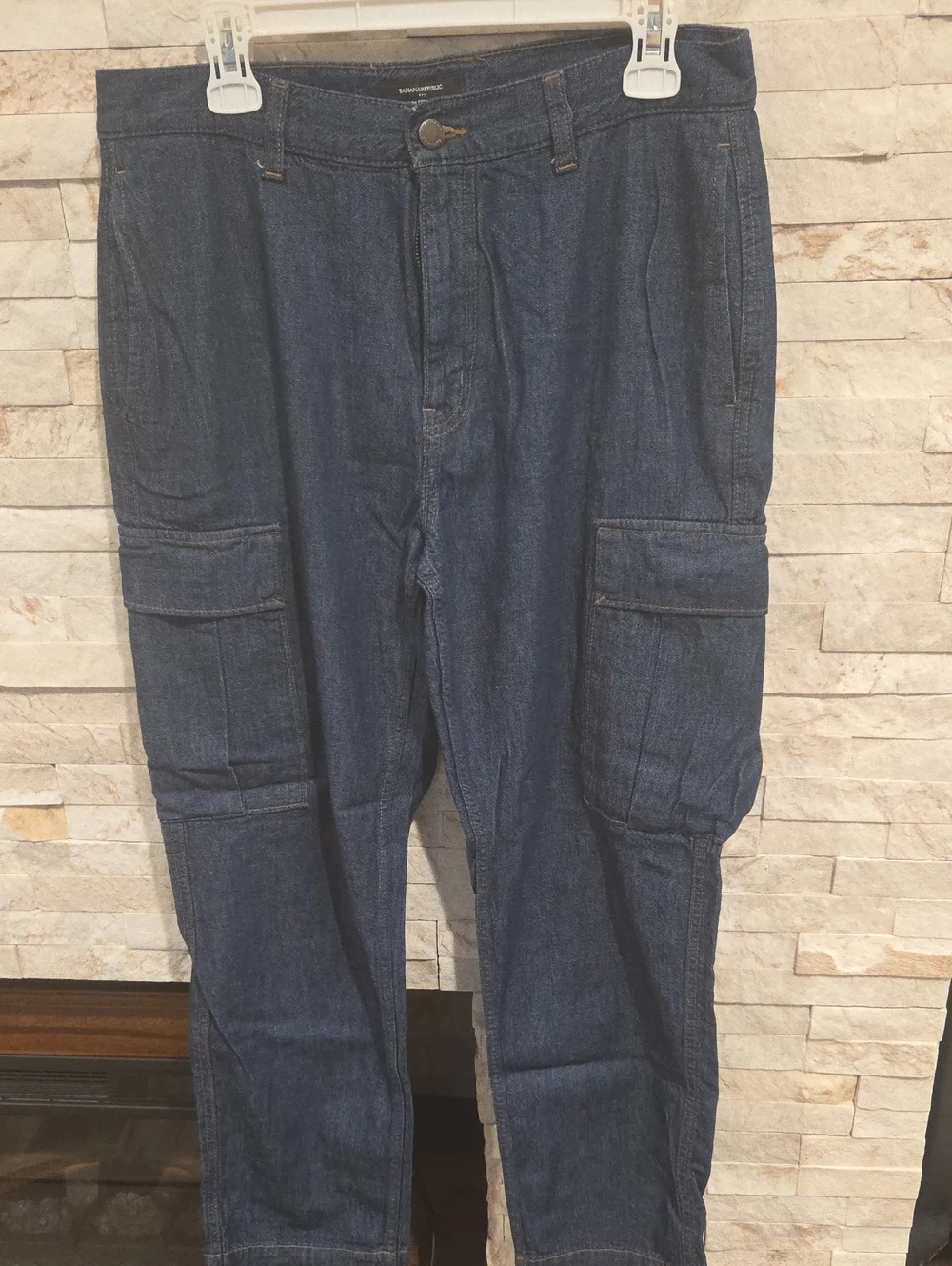 Banana Republic Men's Navy Cargo Pants
